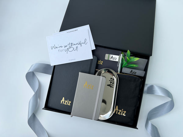 Personalised Work Desk Set