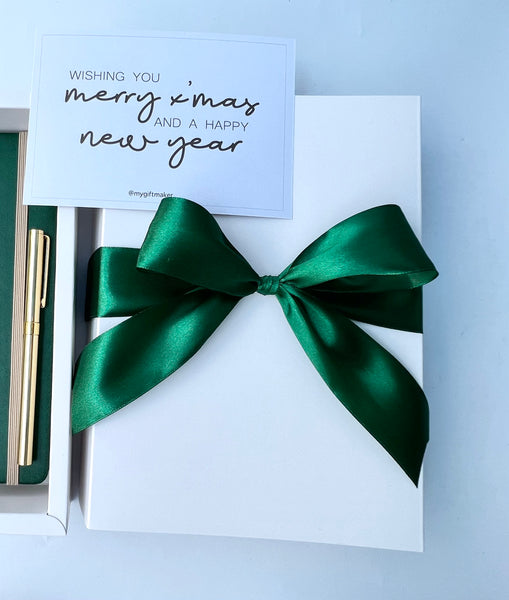 Imprinted Notebook (Thick) Gift Set - 5 Colours to choose from