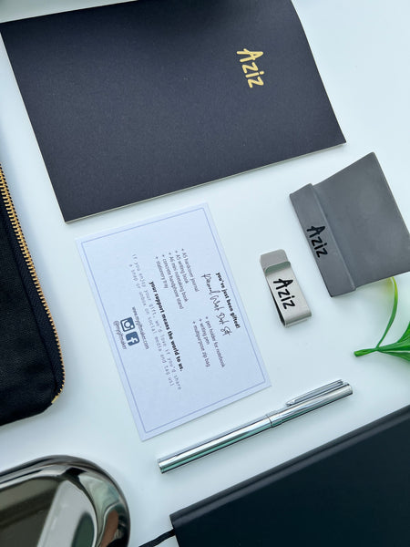 Personalised Work Desk Set