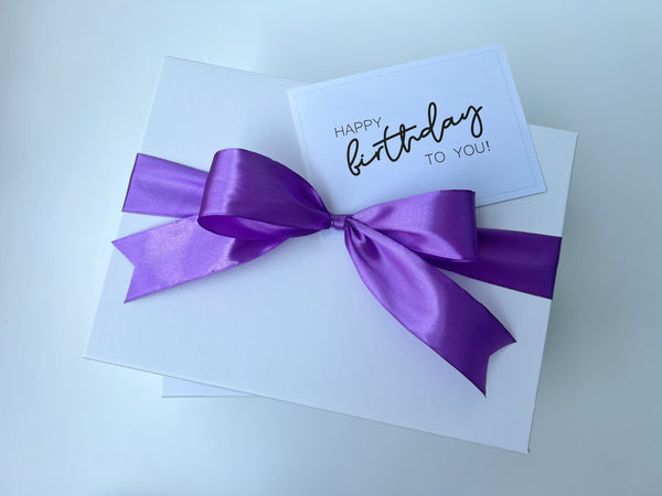 Sweet Purple Pink Personal Notebook Set for Ladies on the Go - Farewell/Thank you/ Brithday Gift for Colleagues