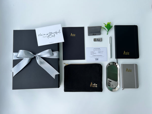 Personalised Work Desk Set
