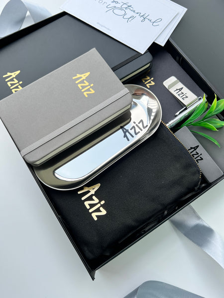 Personalised Work Desk Set