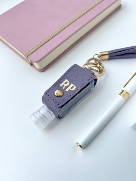 Farewell Thank you Premium LUXE Personal Desk Set in Purple Blush Gold