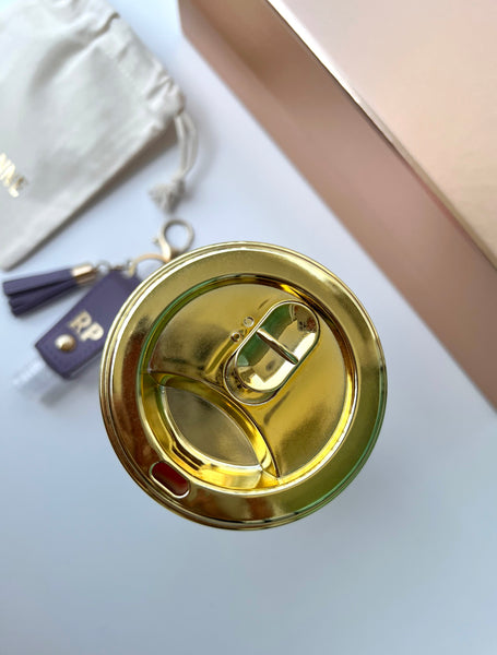 Farewell Thank you Premium LUXE Personal Desk Set in Purple Blush Gold