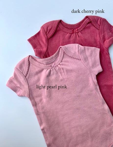 NEW! New Mom & Baby Dearest Gift Box (Dark Cherry Pink / Light Pearl Pink) - for baby girl