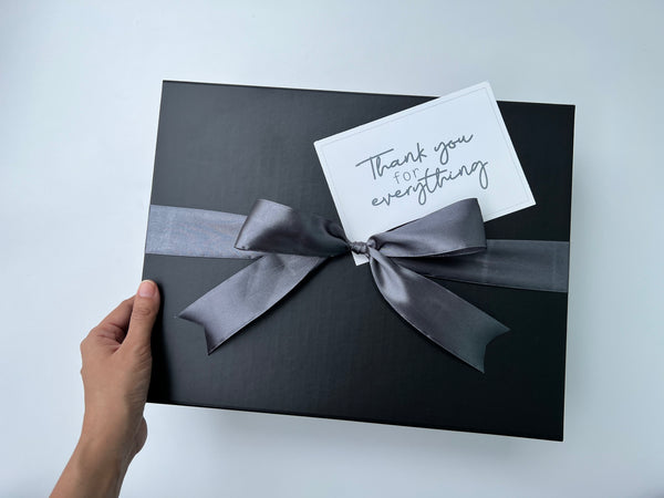 NEW! Premium LUXE Fresh Start Office Gift Set to Colleagues Black + Silver
