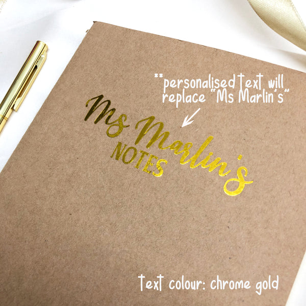 Personalised Notebook (Soft Cover)