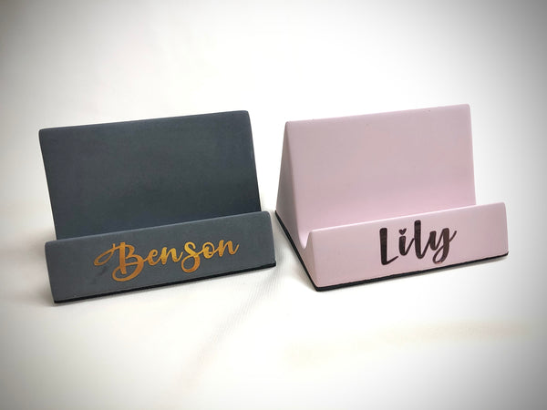 Personalised Concrete Handphone Stand