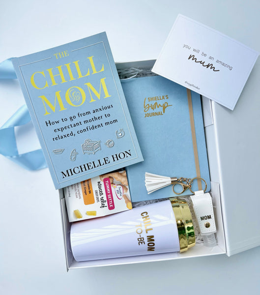 the Chill Mom to-be gift box