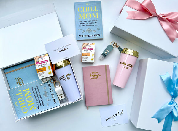 the Chill Mom to-be gift box