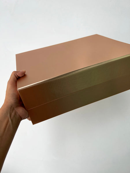 NEW! Large Personalised Magnetic Gift Box (Rose Gold)