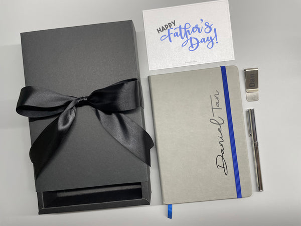 Journal Gift Set in Sleek Grey
