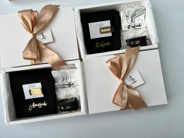 NEW! Marble+Black+Gold Personalised Essentials Kit for Her