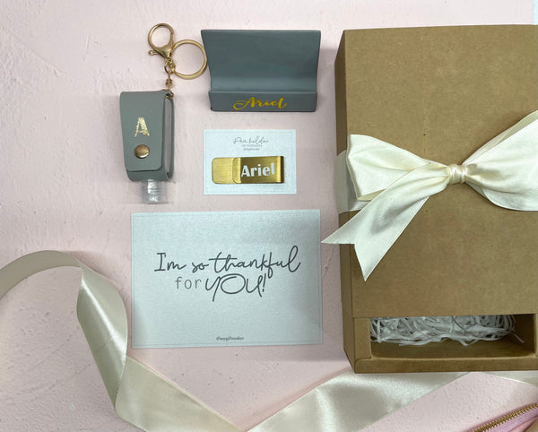 Classic Grey + Gold Endearing Gift Set