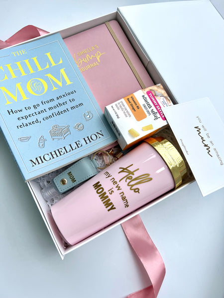 the Chill Mom to-be gift box