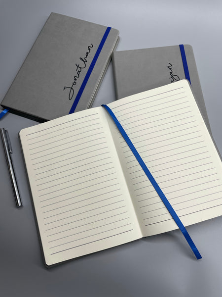 Journal Gift Set in Sleek Grey
