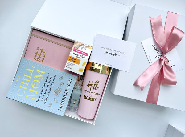 the Chill Mom to-be gift box