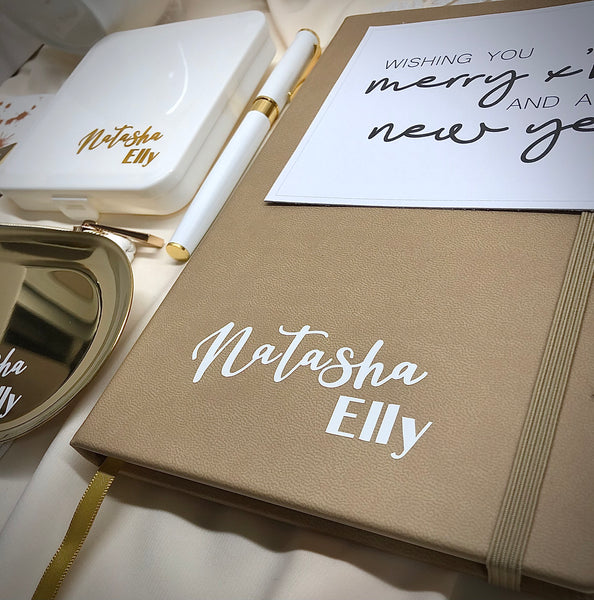 Premier LUXE Personal Desk Set in Nude Gold