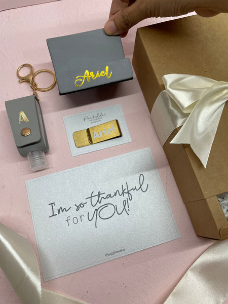 Classic Grey + Gold Endearing Gift Set
