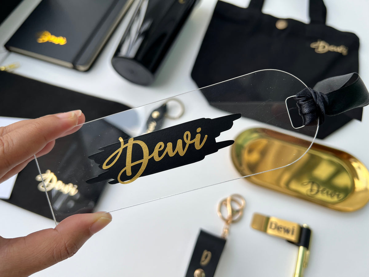 NEW! Premium LUXE Full Personal Work Set for Ladies in Black + Gold, b ...