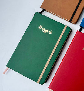 NEW! Imprinted Notebook (Thick) Gift Set - 5 Colours to choose from