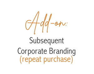 Add on: Subsequent Corporate Branding