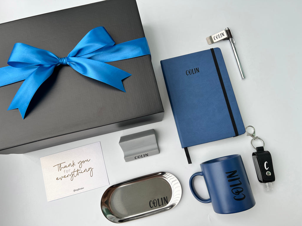 Personalized Mug and Pen Holder Office Gift Set, Office Desk