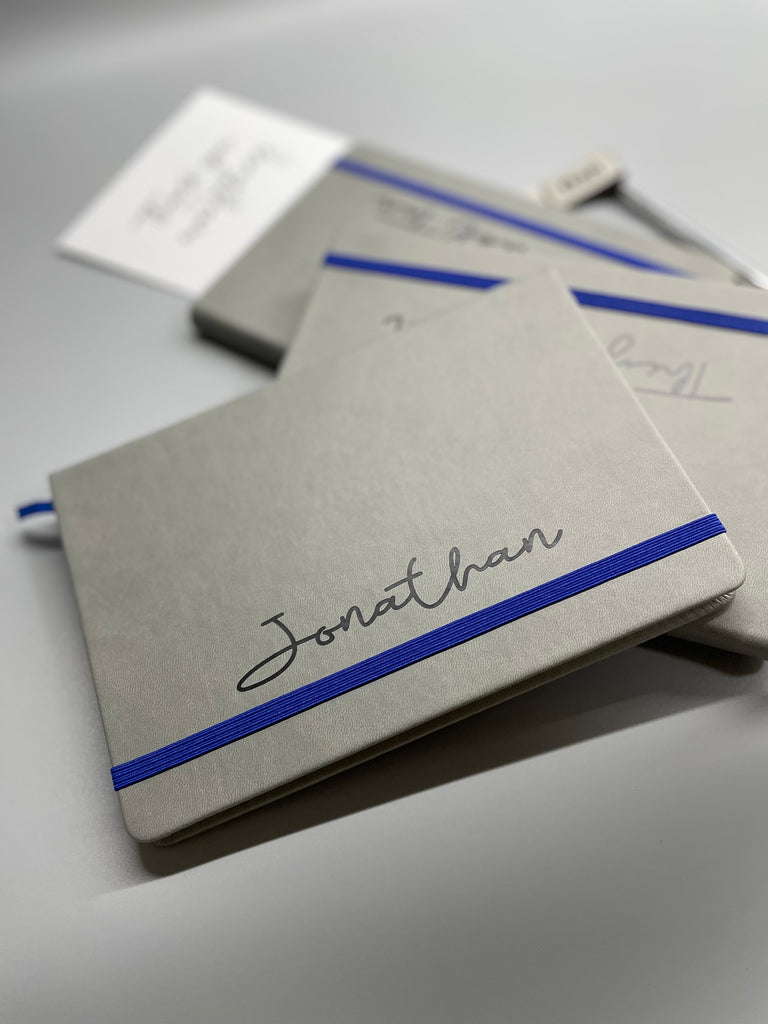 Journal Gift Set in Sleek Grey – My Gift Maker