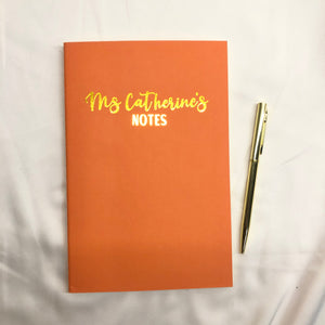 Personalised Notebook (Soft Cover)