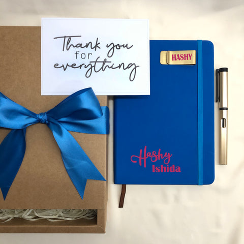 Journal Gift Set in Blue