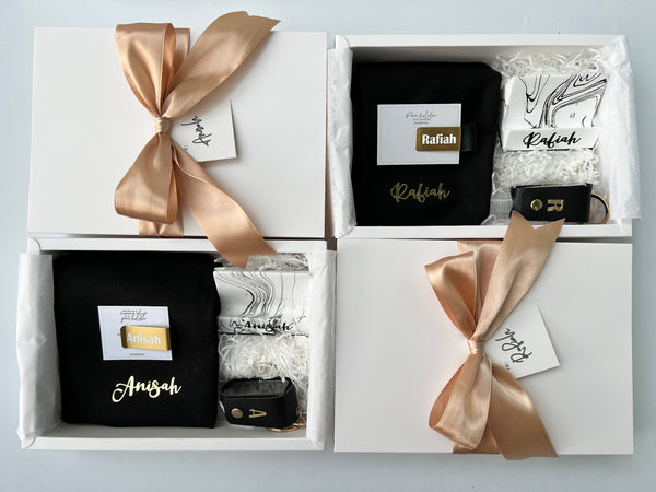 NEW! Marble+Black+Gold Personalised Essentials Kit for Her