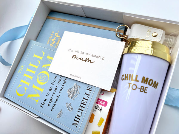 the Chill Mom to-be gift box